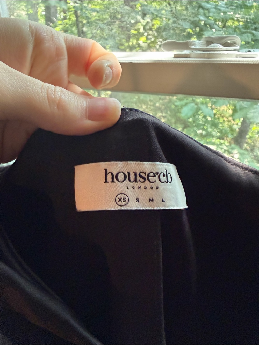 House of CB Reva dress in Black - Picture 6 of 6